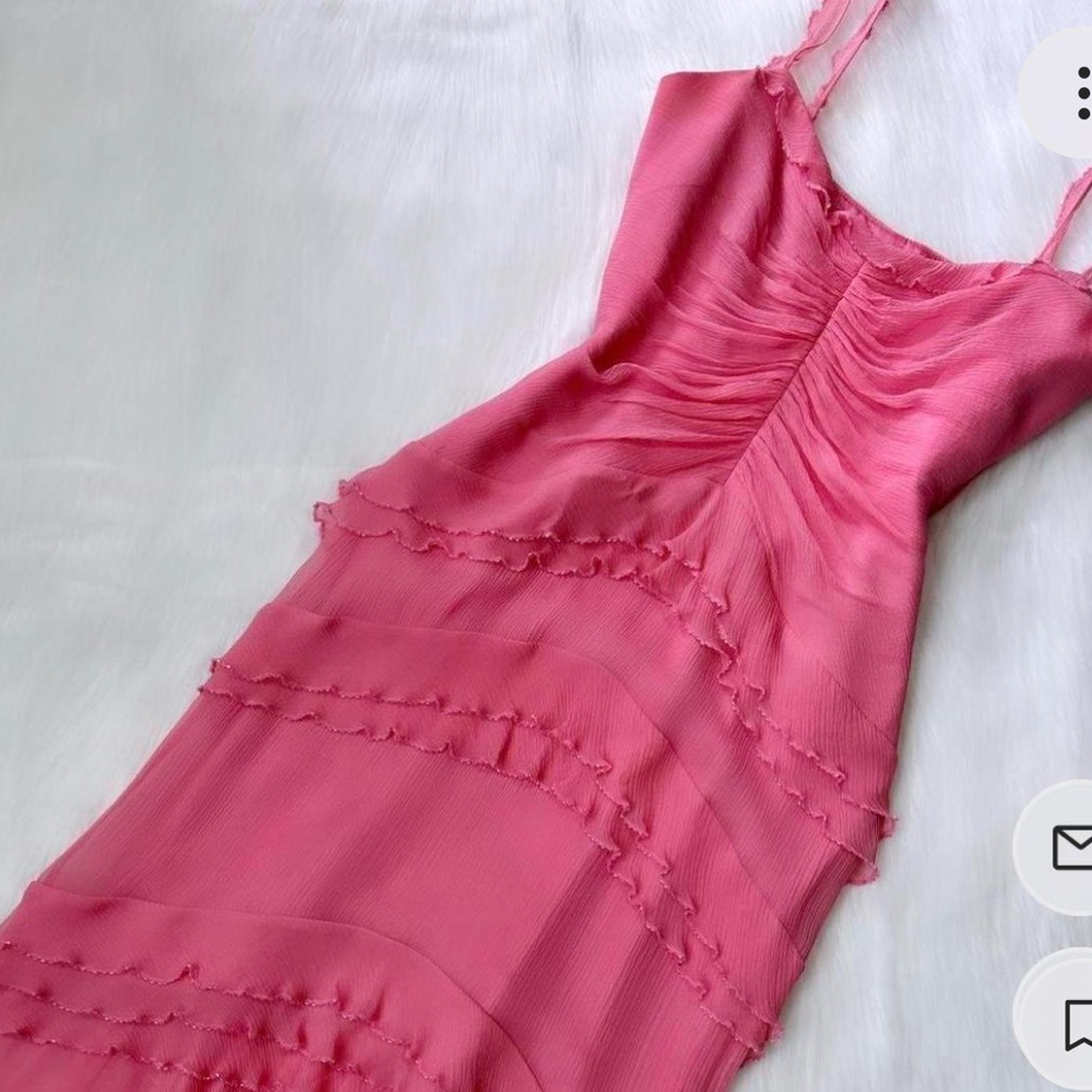 💘Peachy Pink Shelly Segal Dress - Perfect for Valentines Day!💘